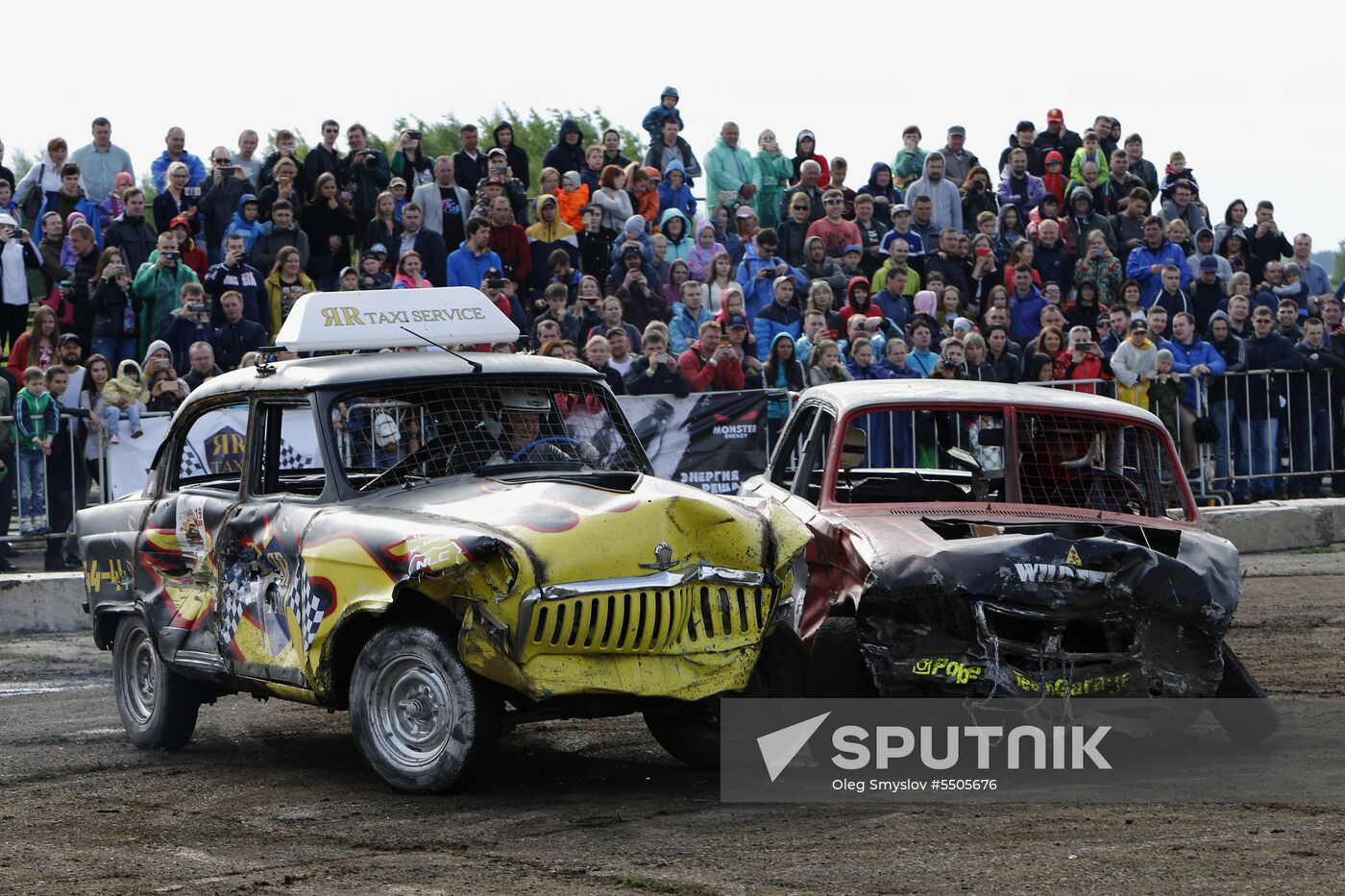 Rise of the Machines demolition derby in Yaroslavl Region