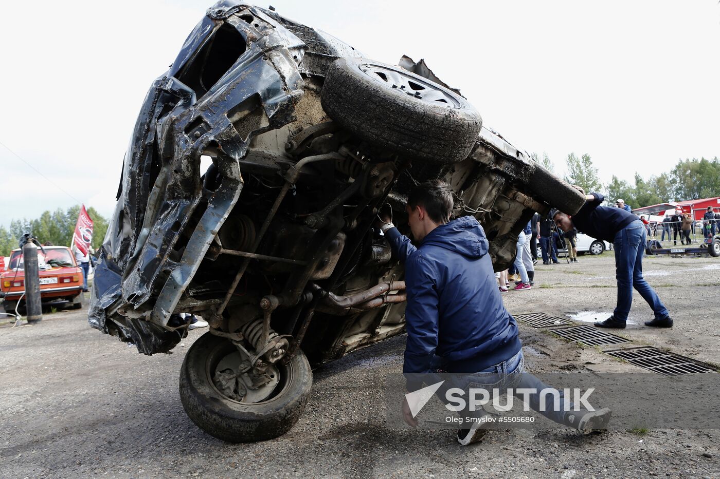 Rise of the Machines demolition derby in Yaroslavl Region