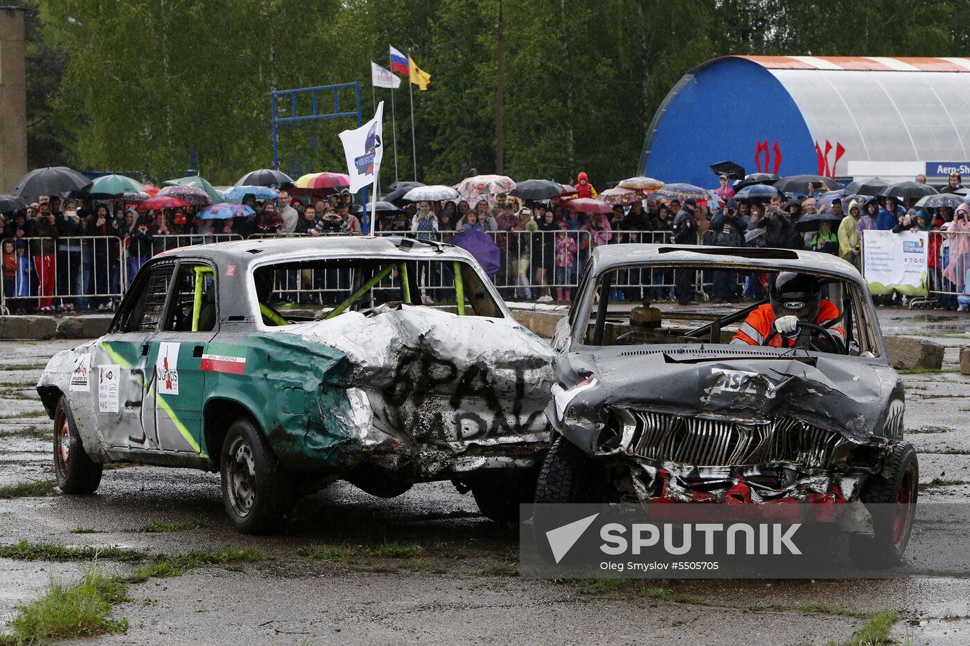 Rise of the Machines demolition derby in Yaroslavl Region