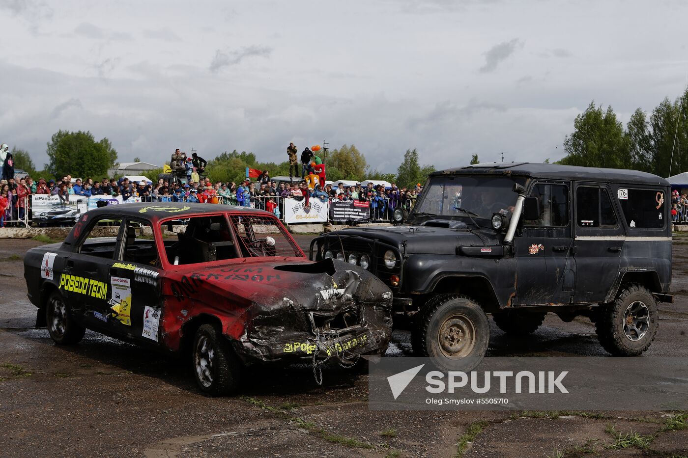 Rise of the Machines demolition derby in Yaroslavl Region