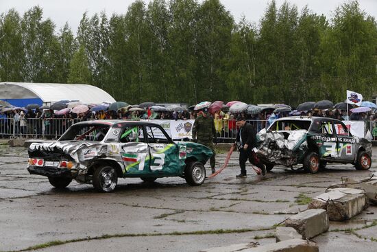 Rise of the Machines demolition derby in Yaroslavl Region