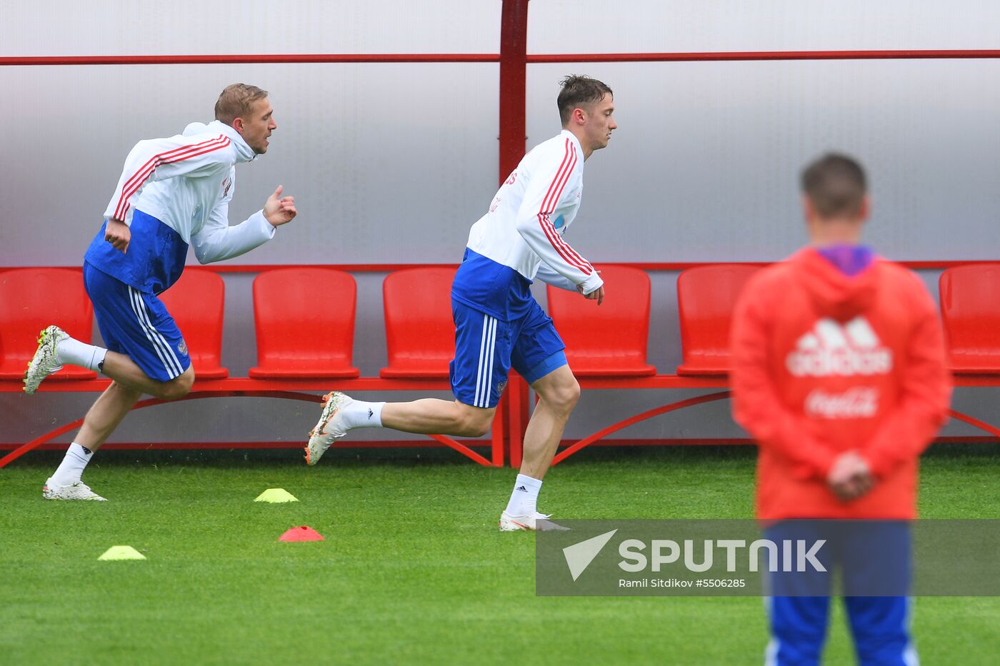 Football. Russian national team holds training session
