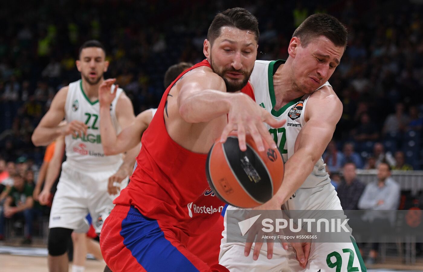 Basketball Euroleague. Final Four. Bronze medal match