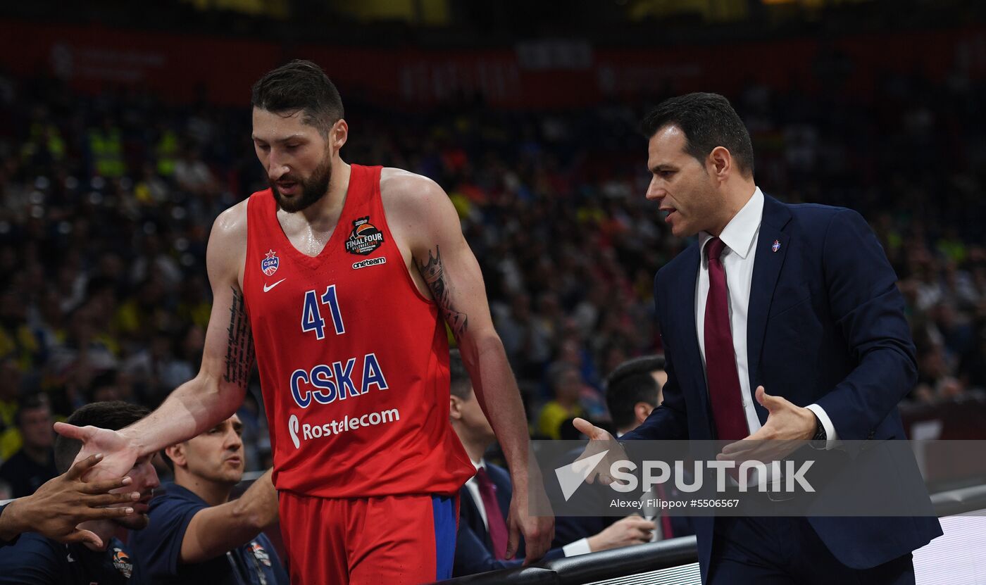 Basketball Euroleague. Final Four. Bronze medal match