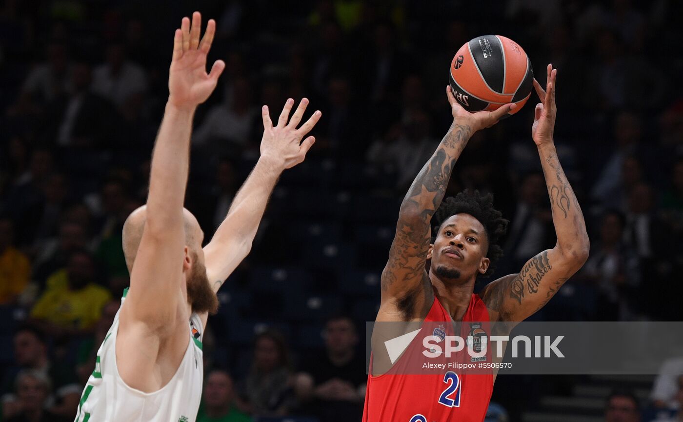 Basketball Euroleague. Final Four. Bronze medal match