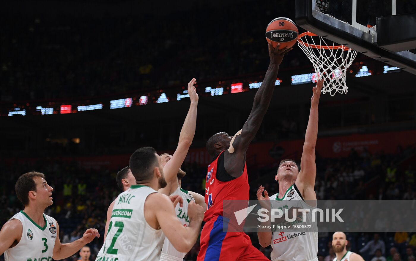Basketball Euroleague. Final Four. Bronze medal match