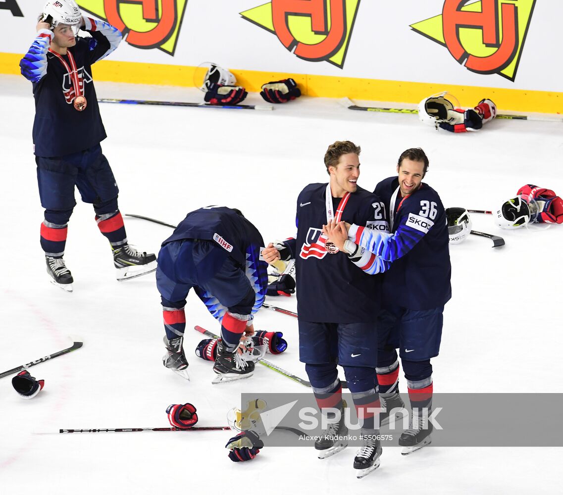 Ice hockey. 2018 IIHF World Championship. Bronze medal match