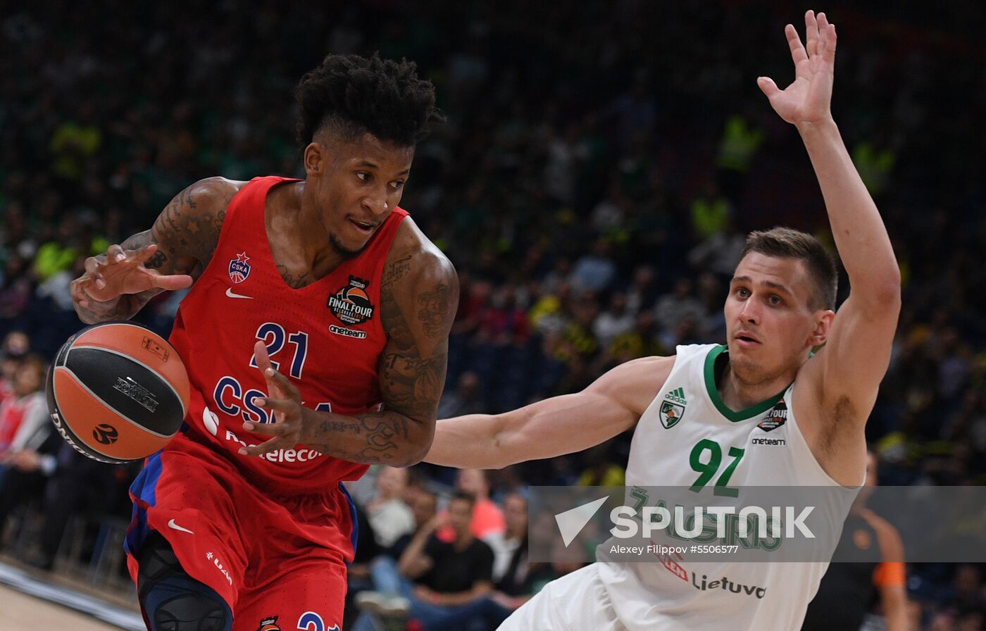 Basketball Euroleague. Final Four. Bronze medal match