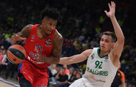 Basketball Euroleague. Final Four. Bronze medal match