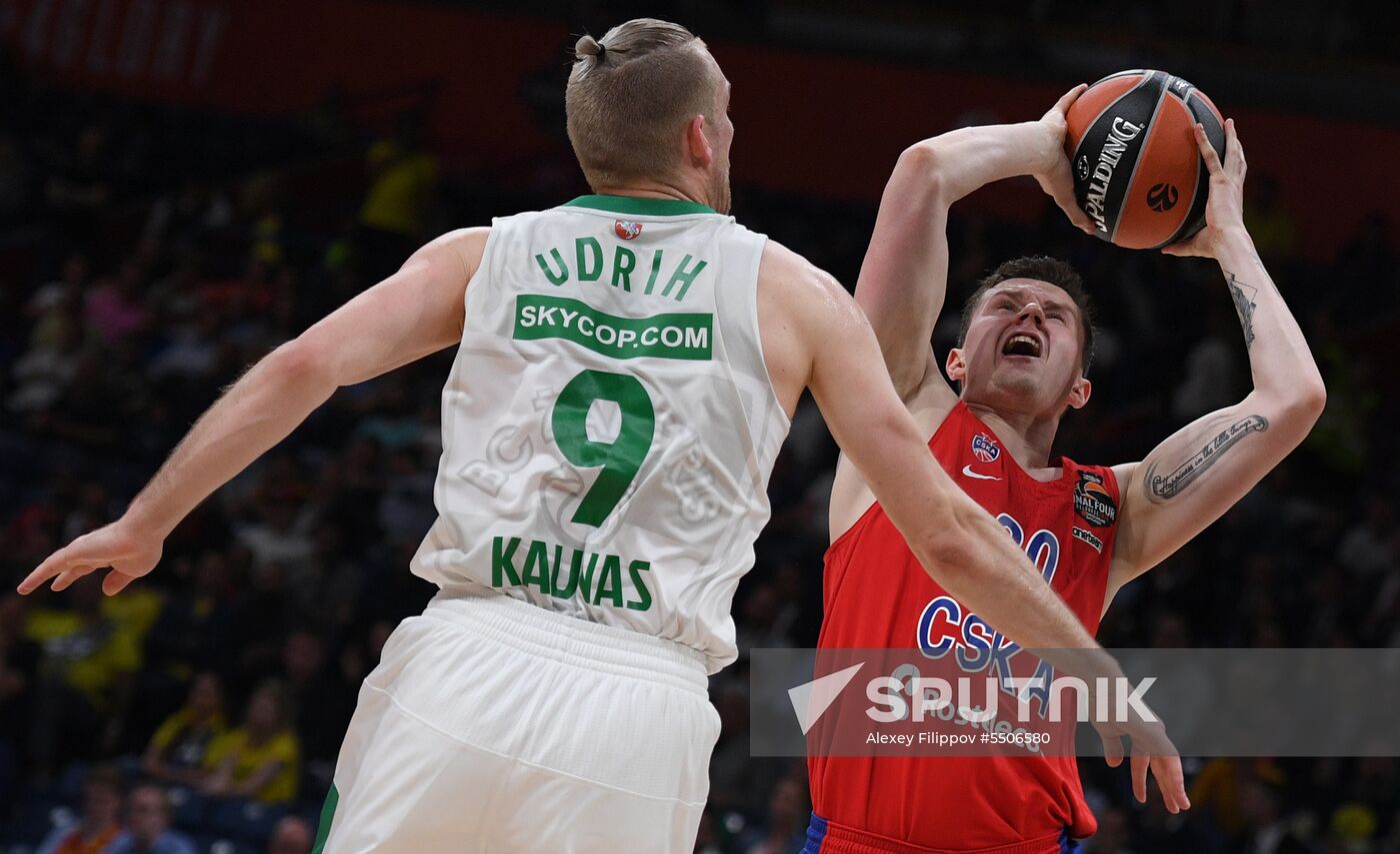 Basketball Euroleague. Final Four. Bronze medal match