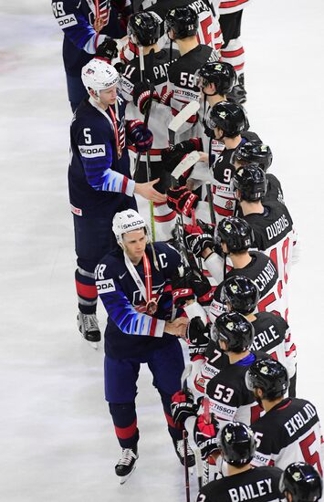Ice hockey. 2018 IIHF World Championship. Bronze medal match