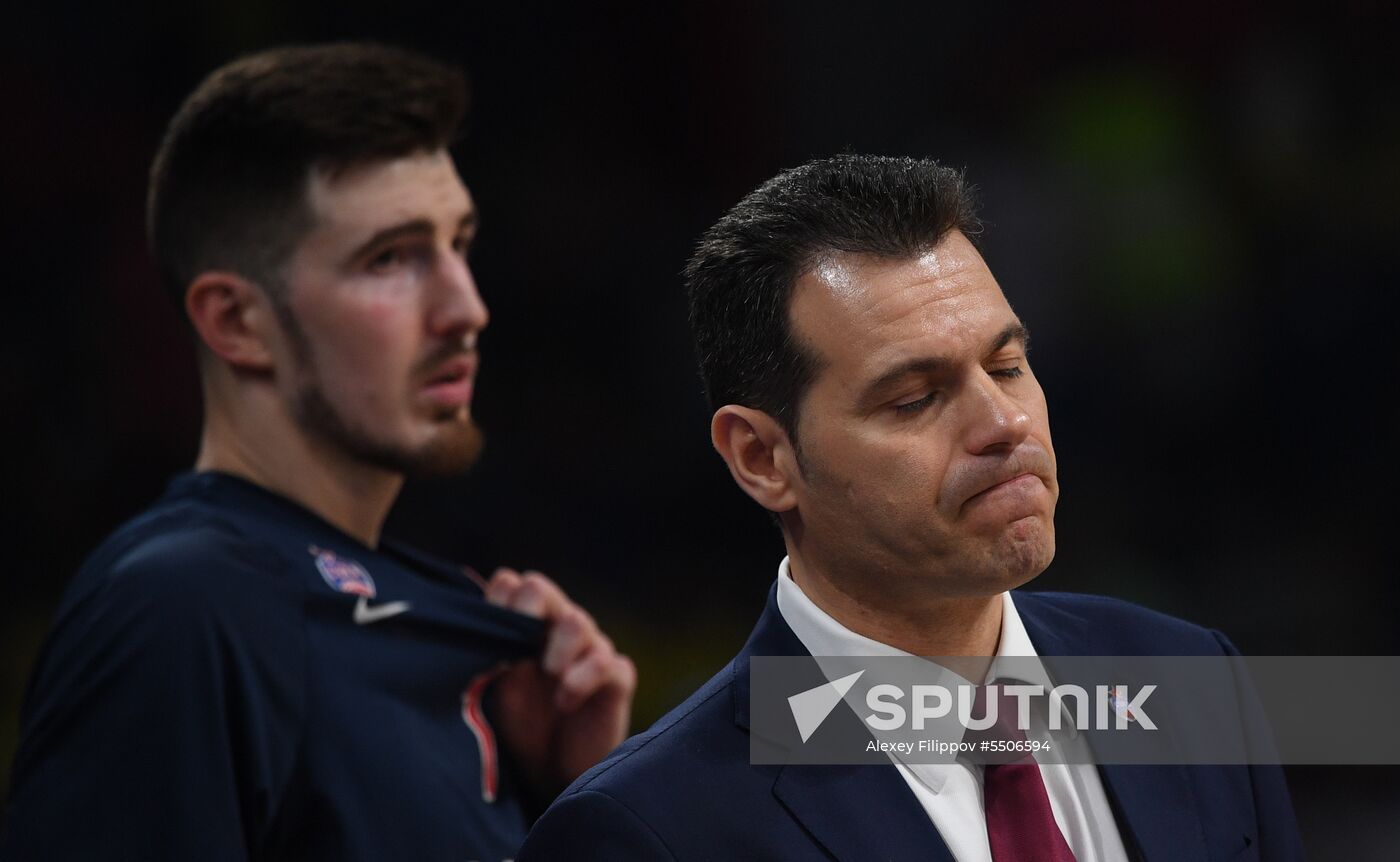 Basketball Euroleague. Final Four. Bronze medal match