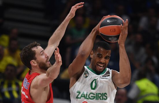 Basketball Euroleague. Final Four. Bronze medal match