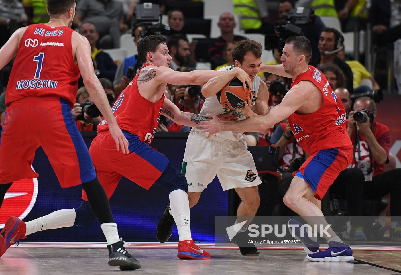 Basketball Euroleague. Final Four. Bronze medal match