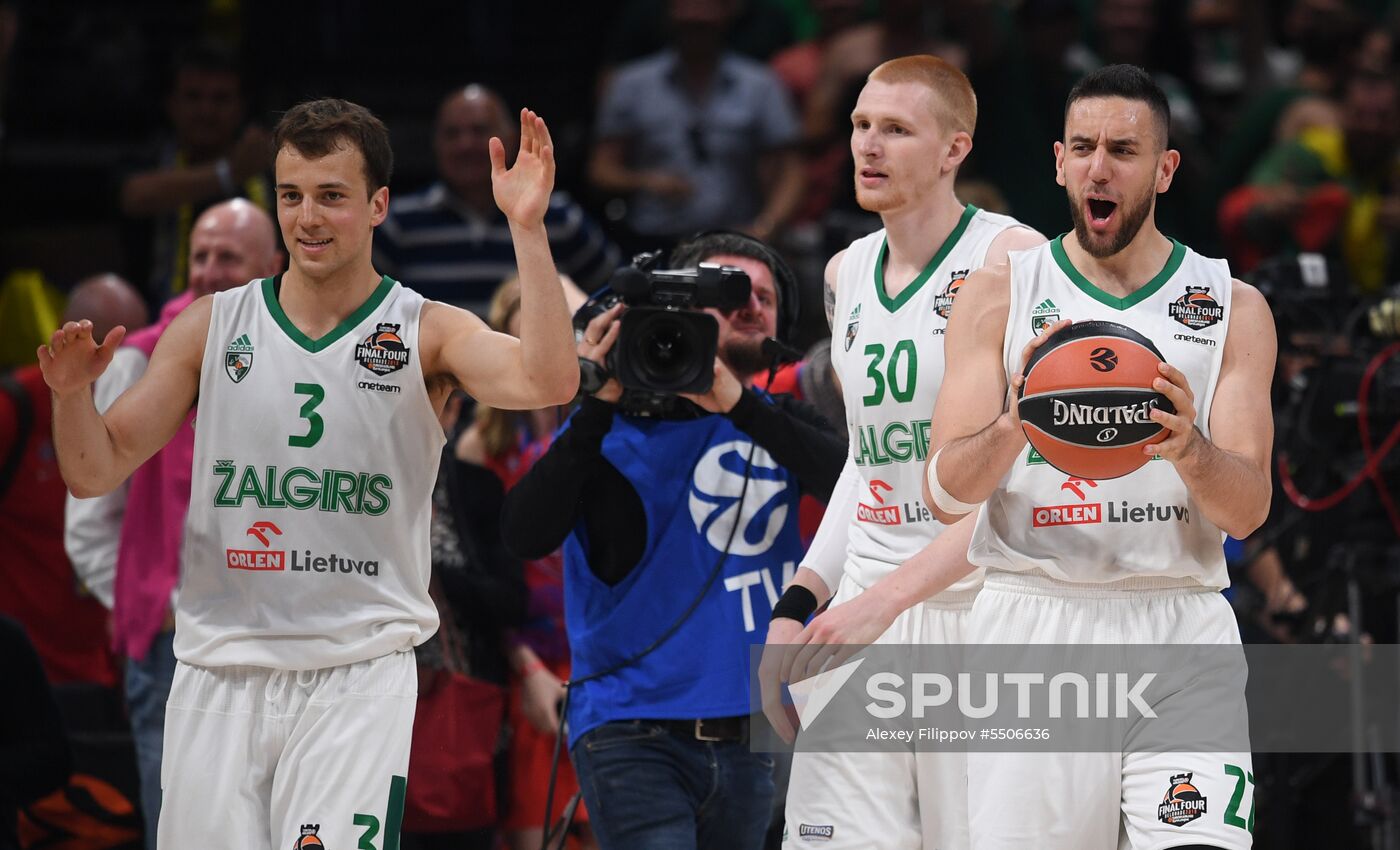 Basketball Euroleague. Final Four. Bronze medal match