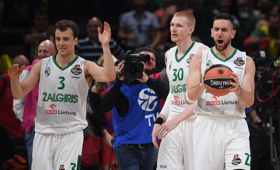 Basketball Euroleague. Final Four. Bronze medal match
