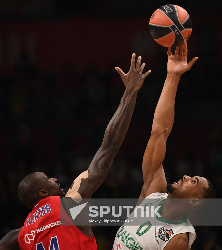 Basketball Euroleague. Final Four. Bronze medal match