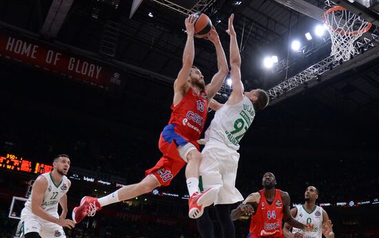 Basketball Euroleague. Final Four. Bronze medal match