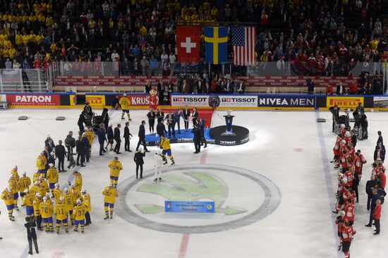 Hockey. 2018 IIHF World Championship. Final match
