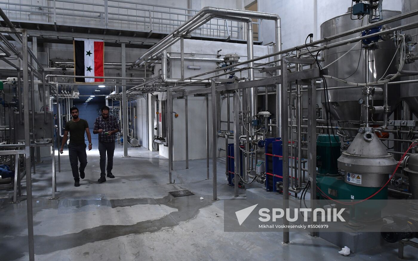 Beer factory outside Damascus