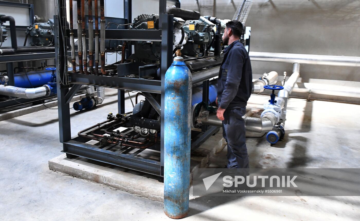 Beer factory outside Damascus