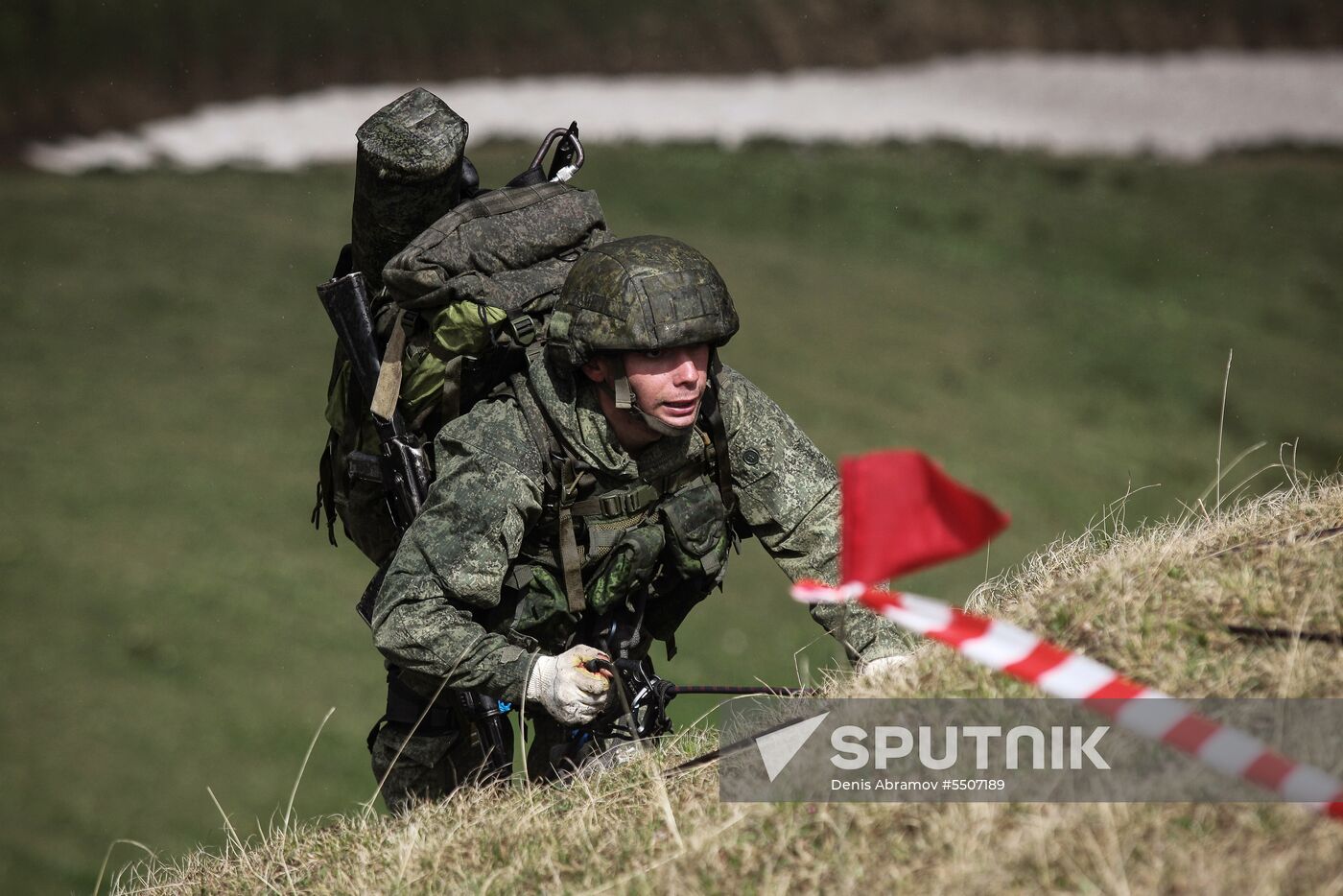 Military exercise in Arkhyz Mountains