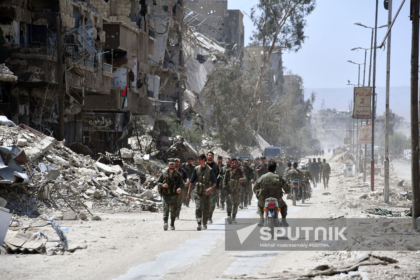 Syrian army frees Yarmouk Palestinian refugee camp in south of Damascus