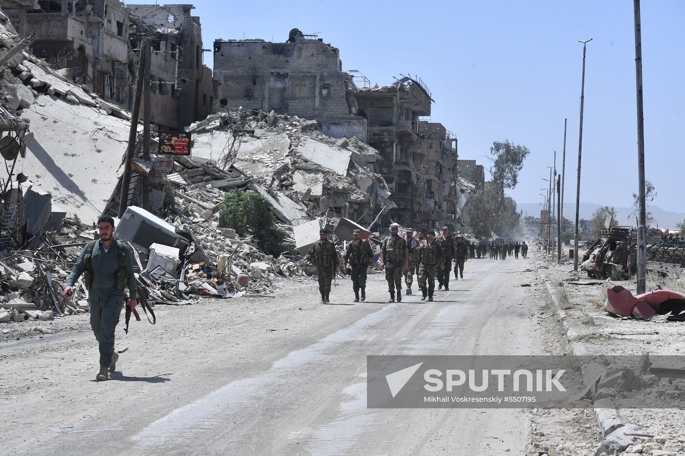 Syrian army frees Yarmouk Palestinian refugee camp in south of Damascus
