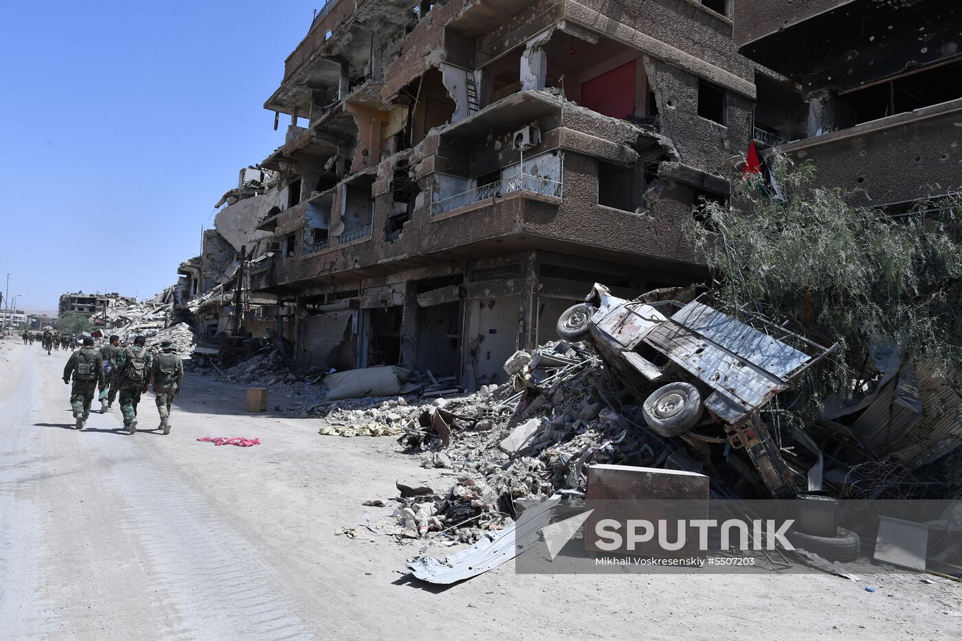 Syrian army frees Yarmouk Palestinian refugee camp in south of Damascus
