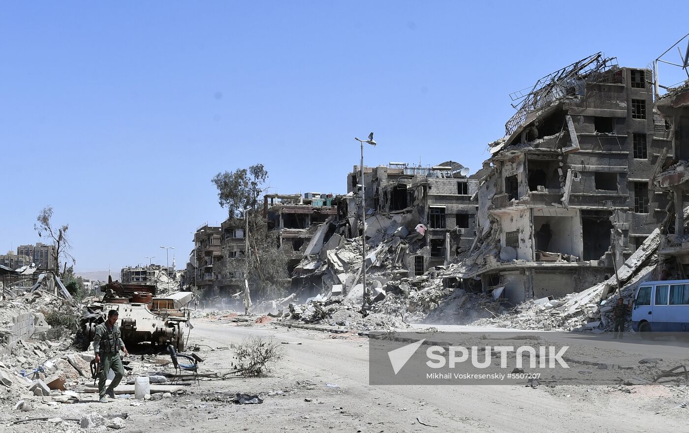 Syrian army frees Yarmouk Palestinian refugee camp in south of Damascus