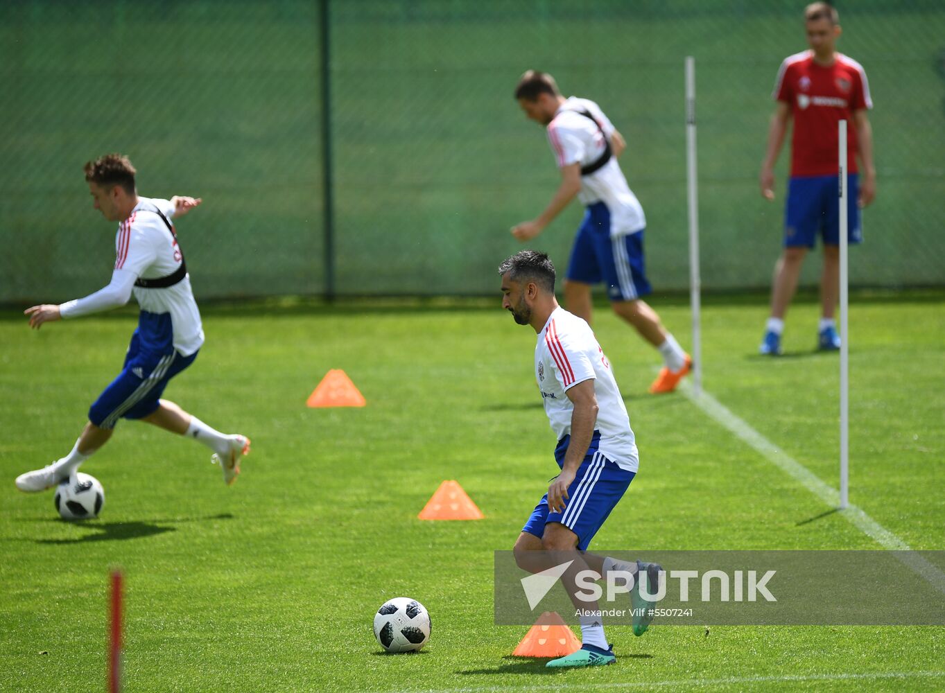 Football. National team's training camp
