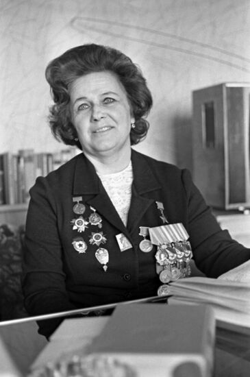 War veteran pilot navigator Popova