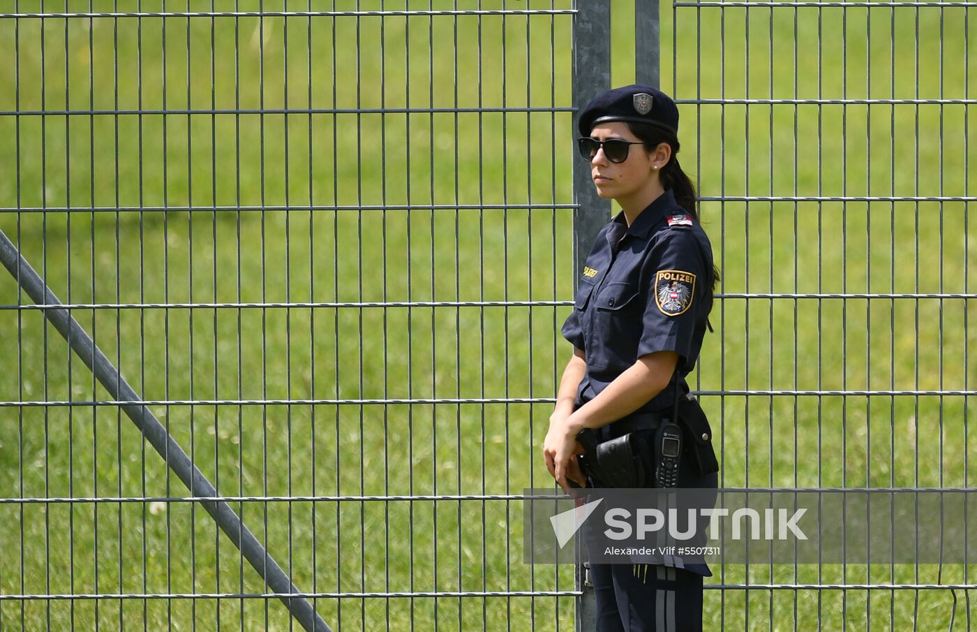 Football. National team's training camp