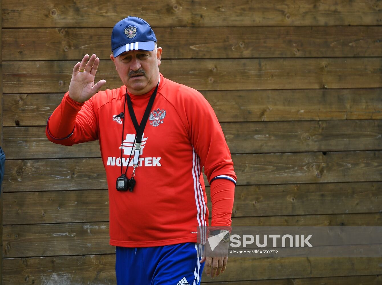 Football. National team's training camp
