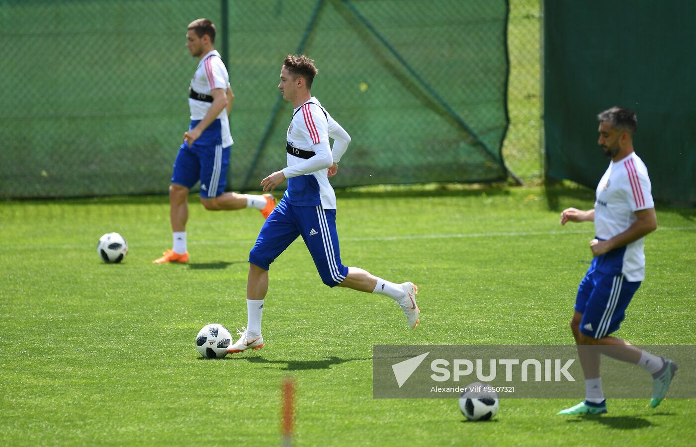 Football. National team's training camp