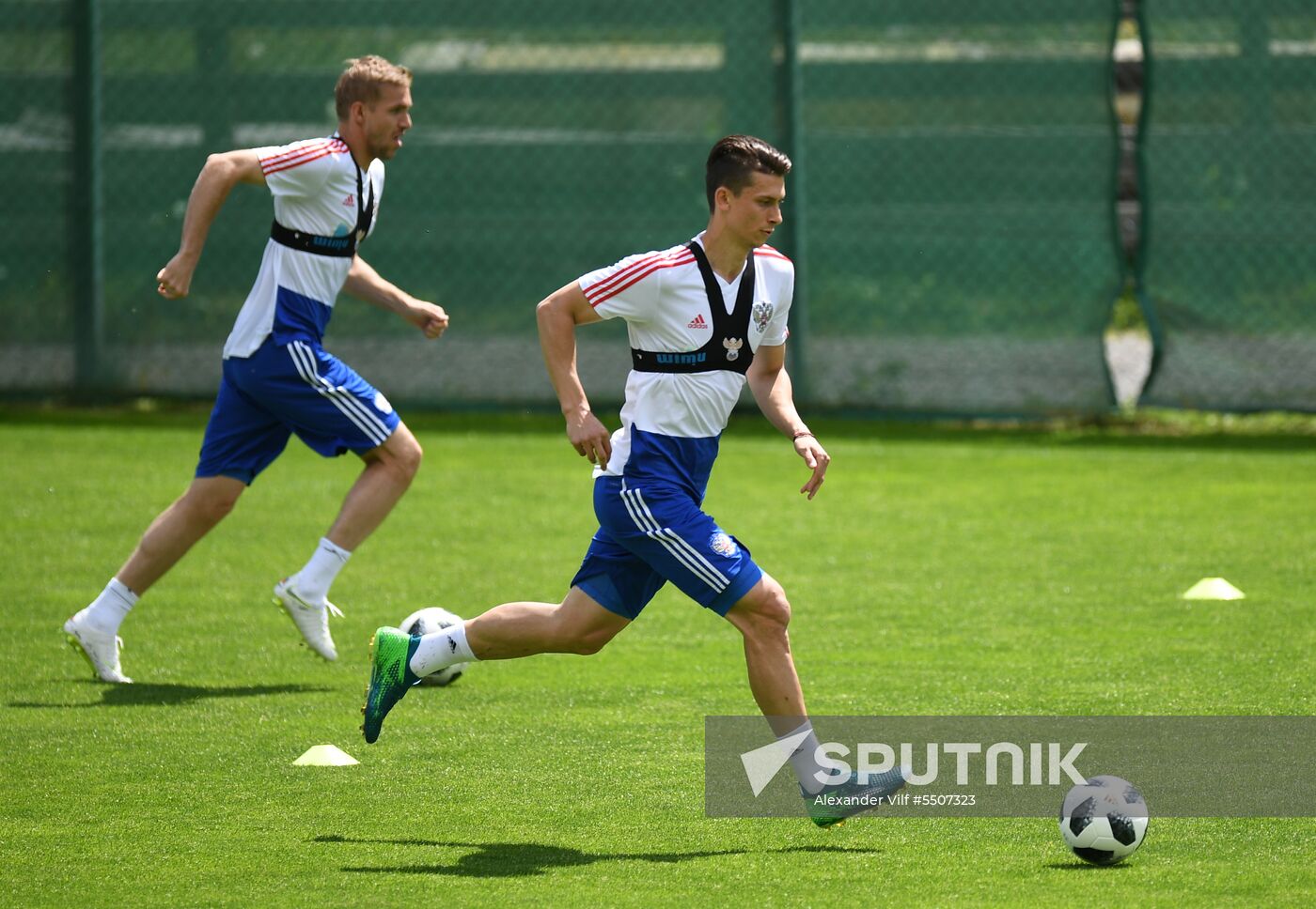 Football. National team's training camp