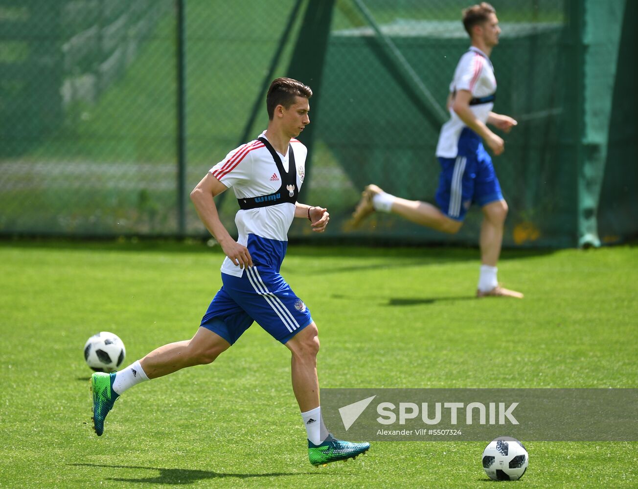 Football. National team's training camp