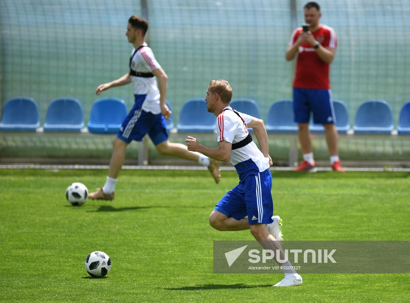 Football. National team's training camp