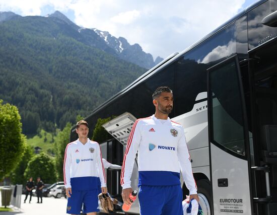 Football. National team's training camp