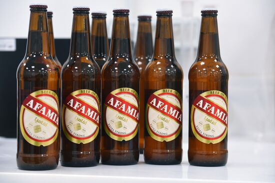 Beer factory outside Damascus