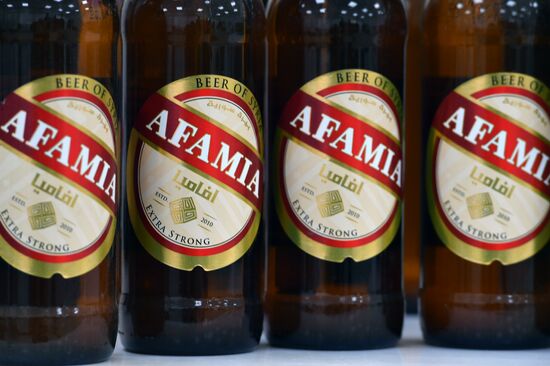 Beer factory outside Damascus