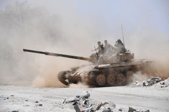 Syrian army frees Yarmouk Palestinian refugee camp in south of Damascus
