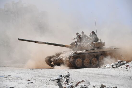 Syrian army frees Yarmouk Palestinian refugee camp in south of Damascus