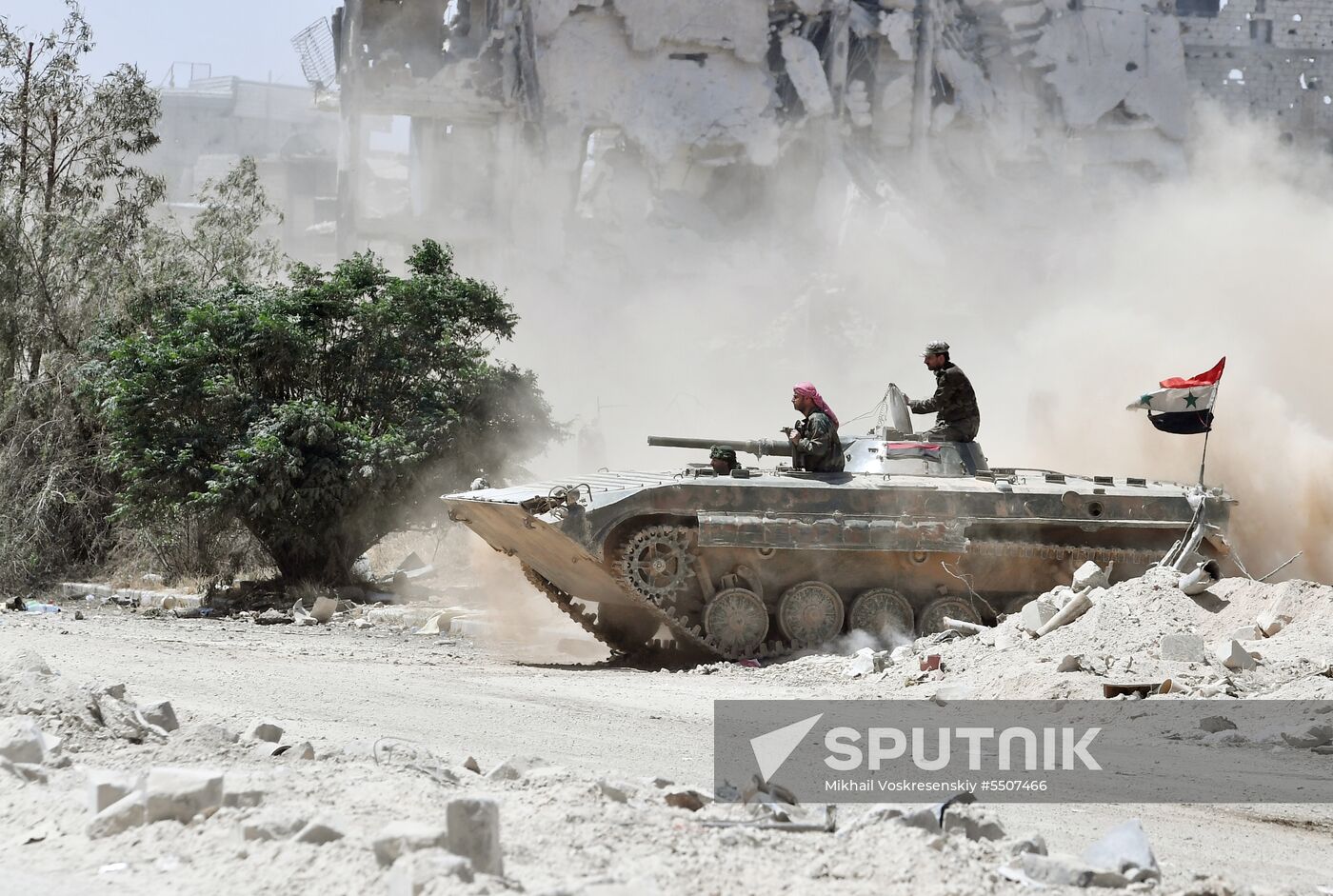 Syrian army frees Yarmouk Palestinian refugee camp in south of Damascus