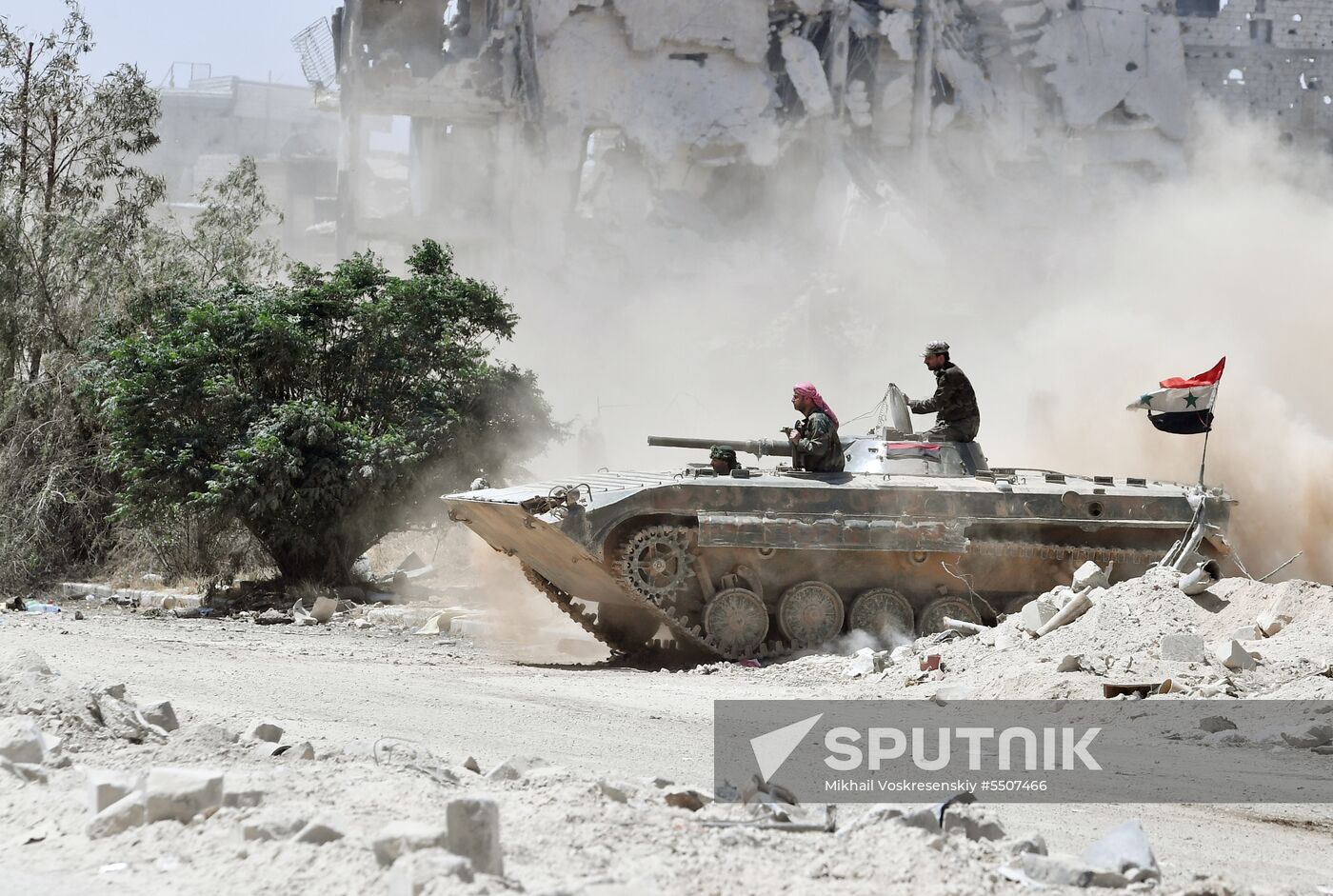 Syrian army frees Yarmouk Palestinian refugee camp in south of Damascus