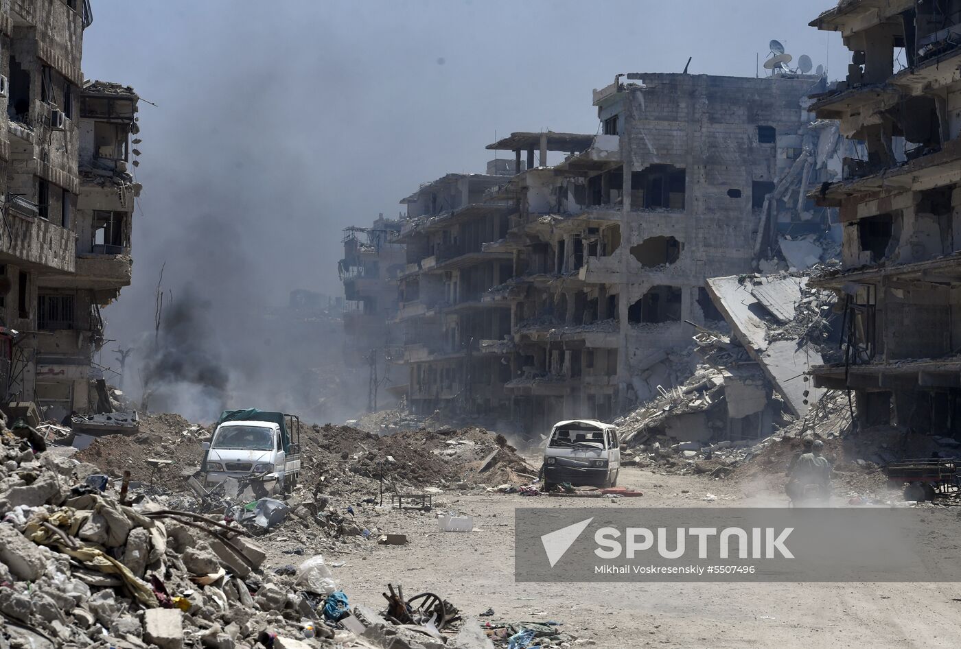 Syrian army frees Yarmouk Palestinian refugee camp in south of Damascus