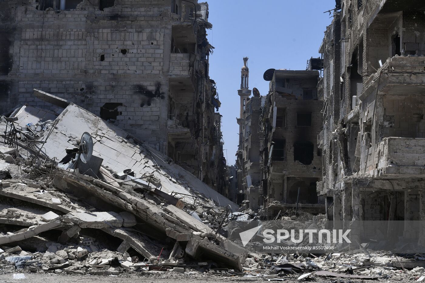 Syrian army frees Yarmouk Palestinian refugee camp in south of Damascus