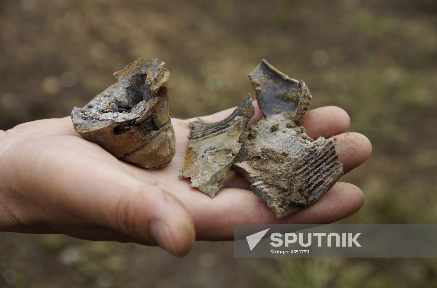 Aftermath of shelling of residential areas in Donbass by Ukrainian armed forces