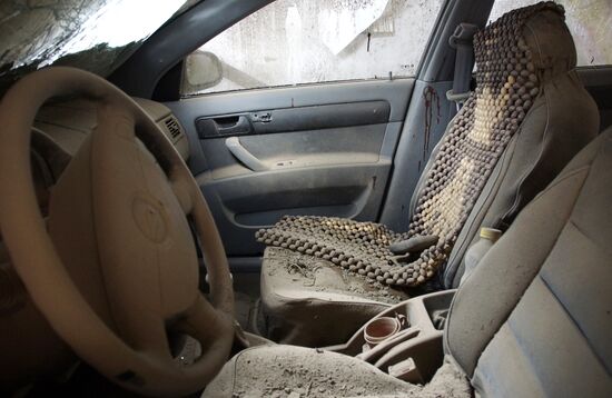 Aftermath of shelling of residential areas in Donbass by Ukrainian armed forces