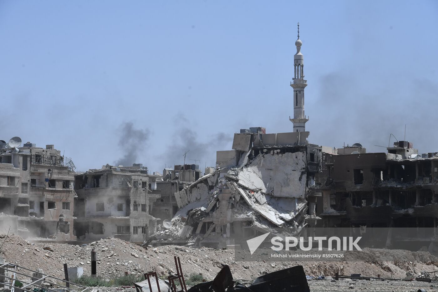 Syrian army frees Yarmouk Palestinian refugee camp in south of Damascus